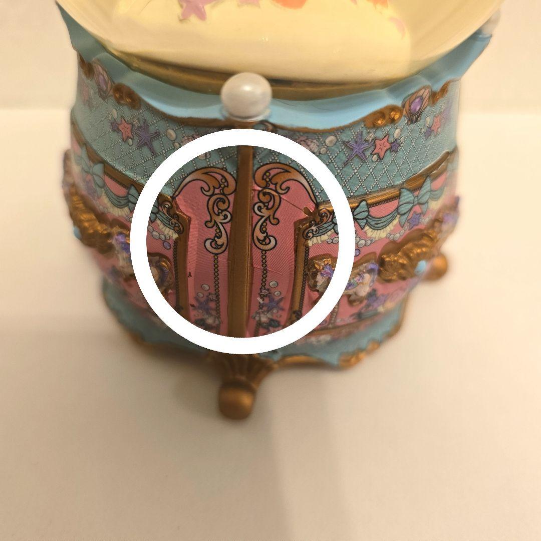 アリエル　ディズニーストア　アクセサリーケース　スノーグローブ　箱あり　レア