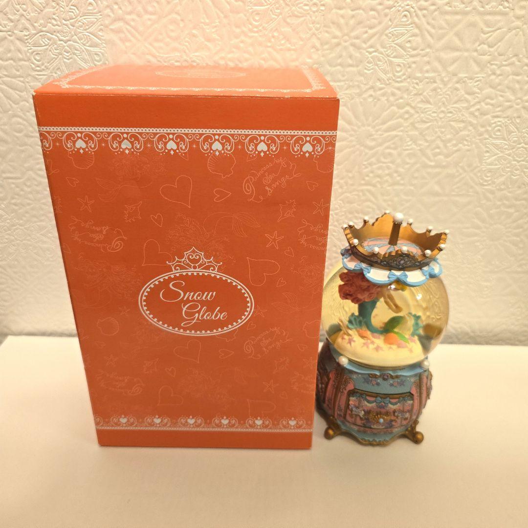 アリエル　ディズニーストア　アクセサリーケース　スノーグローブ　箱あり　レア