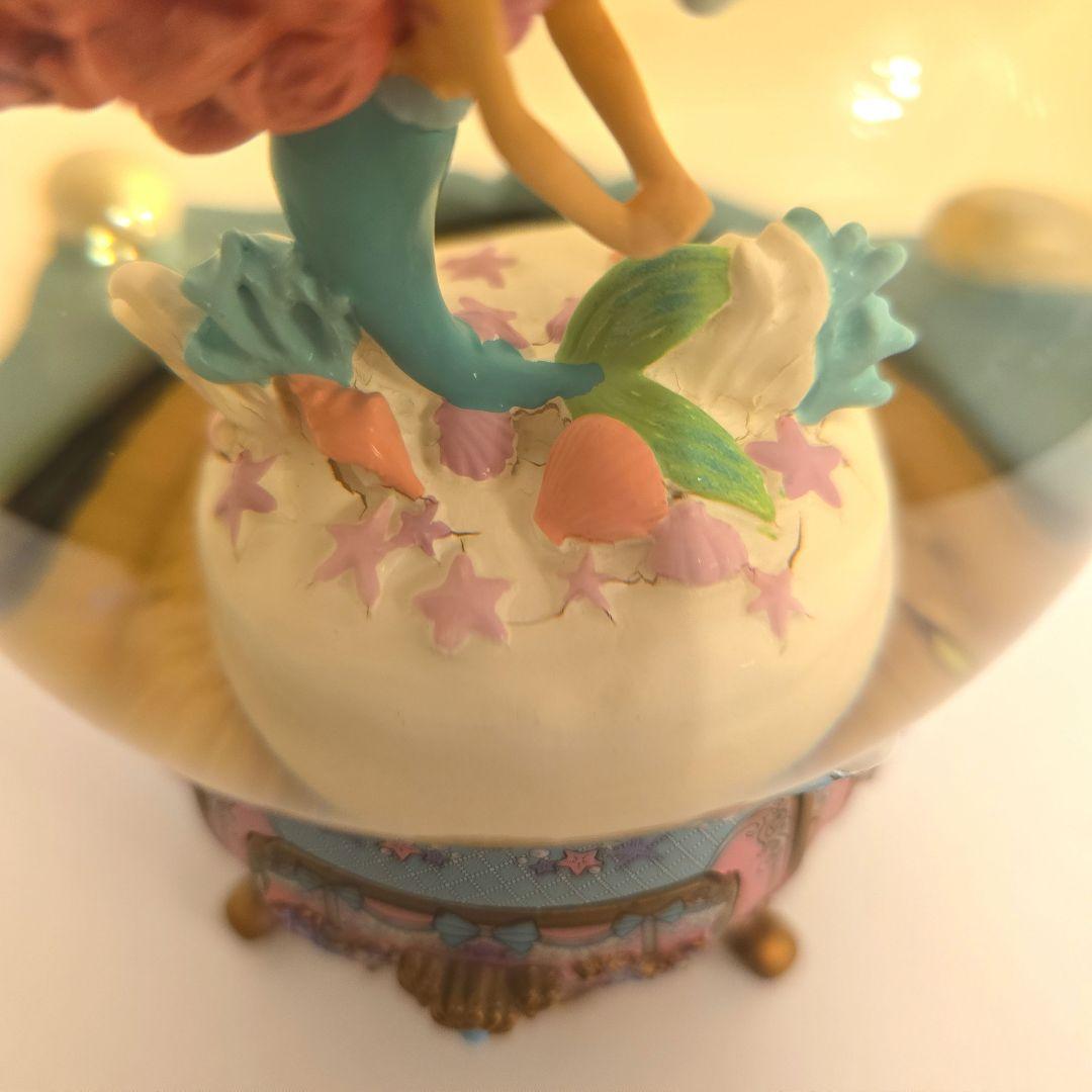 アリエル　ディズニーストア　アクセサリーケース　スノーグローブ　箱あり　レア