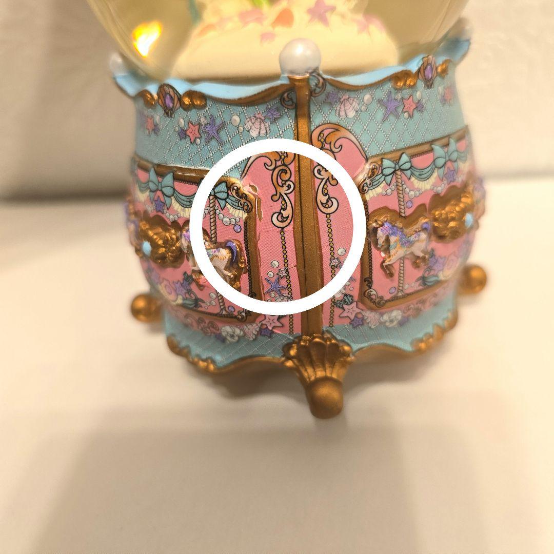 アリエル　ディズニーストア　アクセサリーケース　スノーグローブ　箱あり　レア