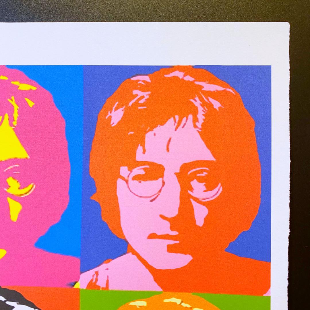 【模写】世界限定100枚!! アンディ・ウォーホル ジョン・レノン リトグラフ