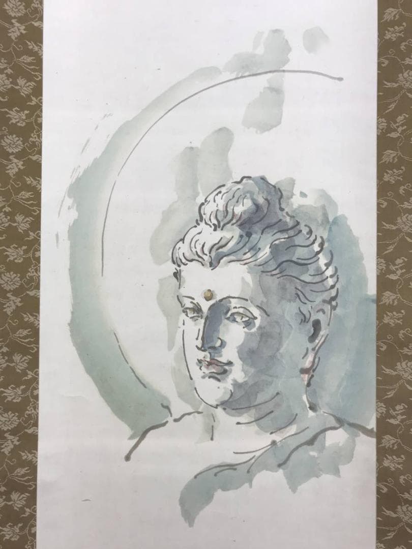 作者不詳/建蛇羅の釋尊図/仏立像（ガンダーラ仏）健邏/名家