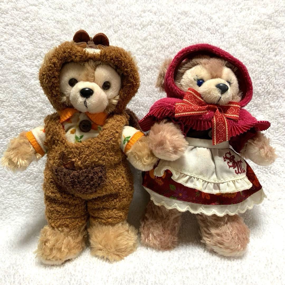 ダッフィー シェリーメイ ぬいぐるみバッジ 秋のぼうけん セット