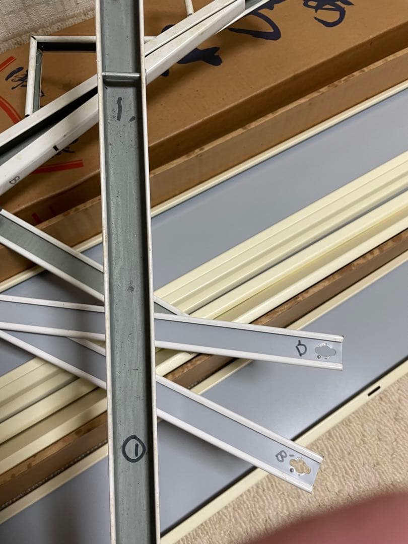 雛人形　雛壇　スチール製 7段飾り　節句飾用敷物 毛氈付　送料込み匿名配送