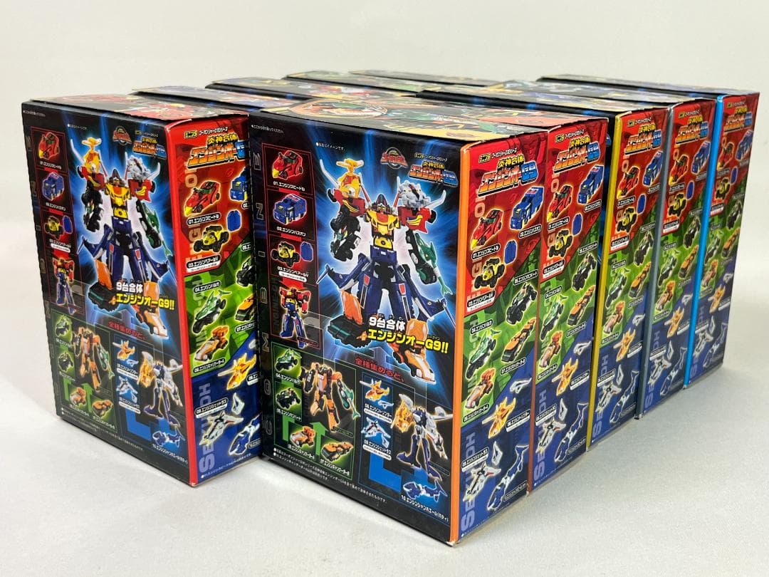 ミニプラ ゴーオンジャー 炎神合体エンジンオーG9 - 10種コンプセット