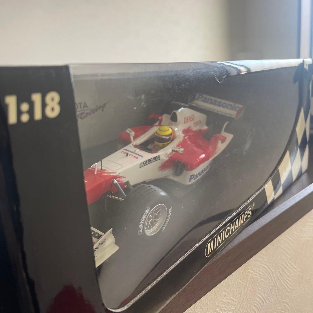 限定　未使用　ミニチャンプス　1/18 パナソニックトヨタレーシング　2005