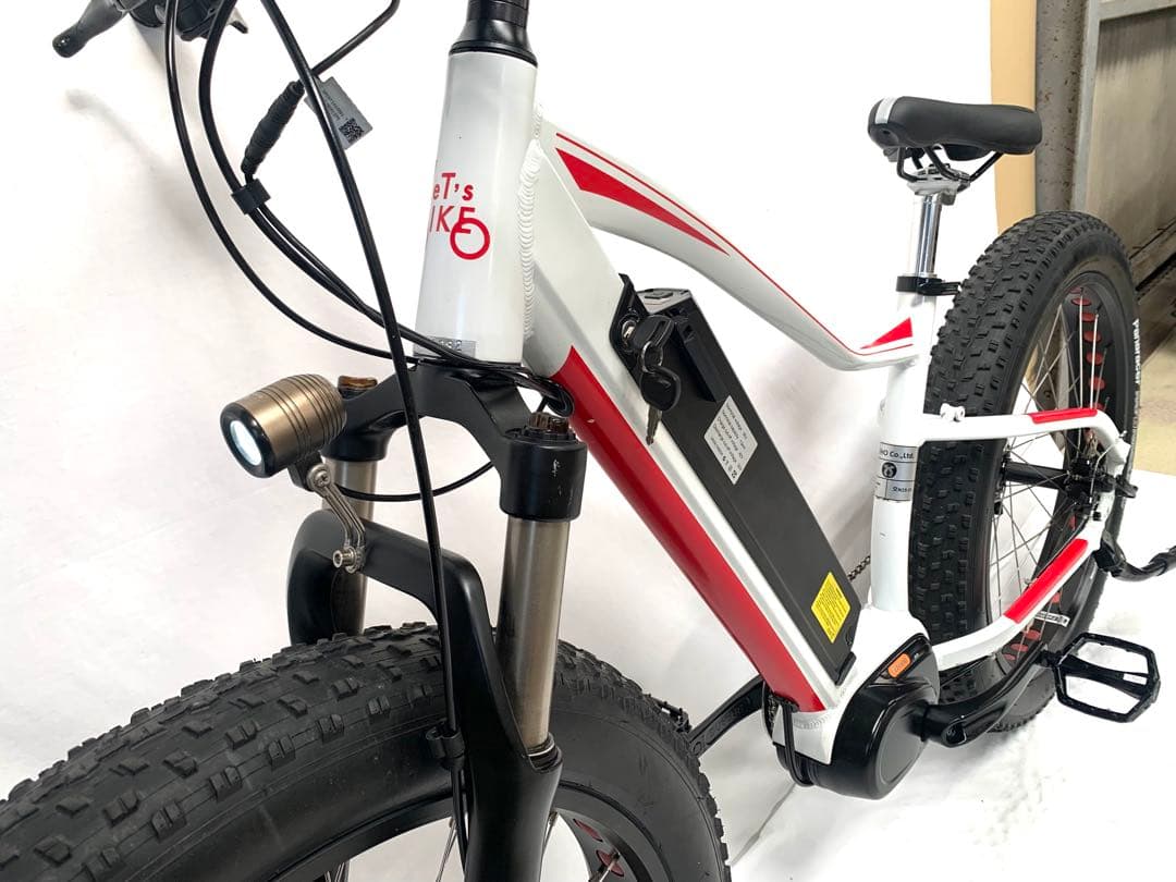 【即乘】送料無料LeTs BIKE ディスク式MTB電動自転車10速 動作確認済