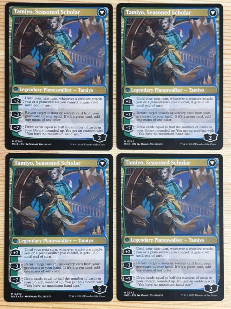 MTG知りたがりの学徒、タミヨウ4枚セット