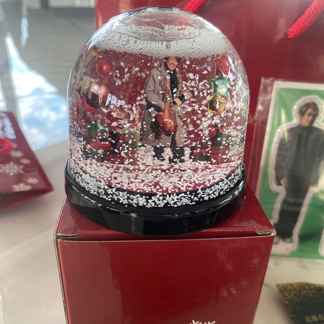 新品•未開封　近藤真彦★2025年ディナーショー記念品★スノードームオールセット