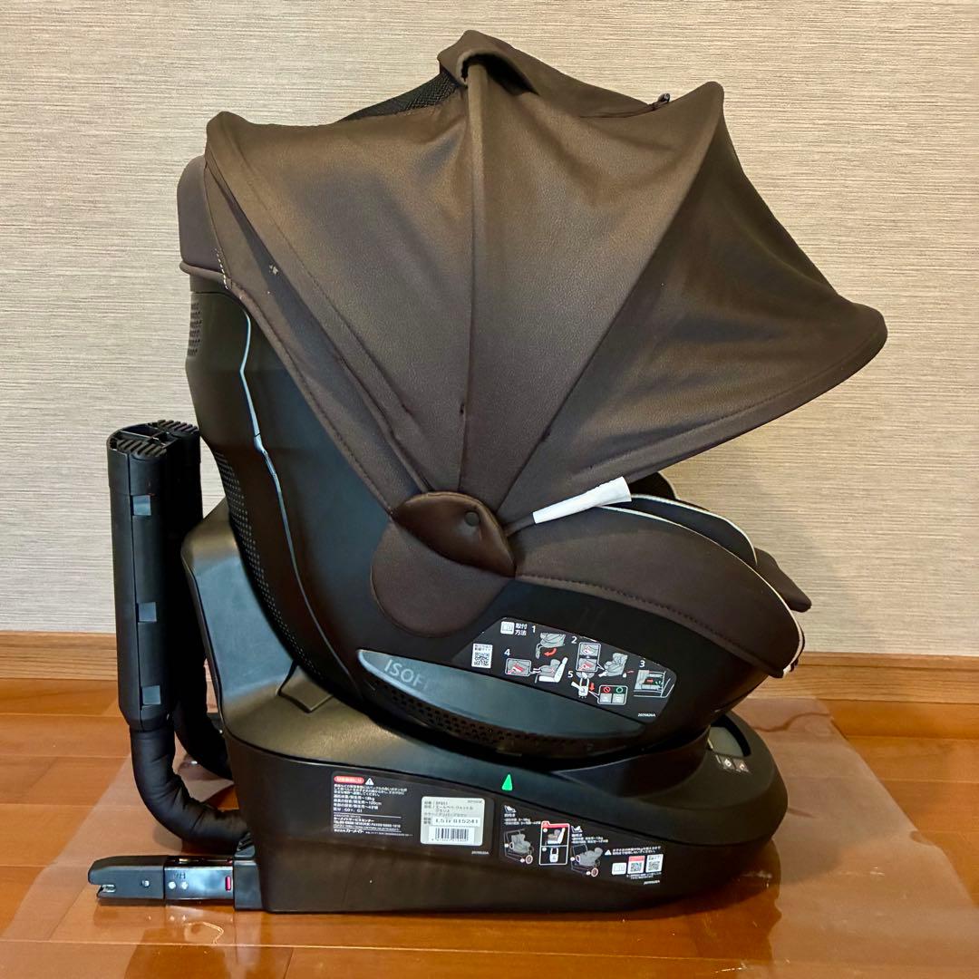 【極美品】エールべべ クルット3i グランス ISOFIX サンシェード有り