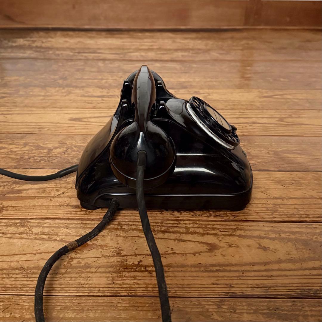 昭和 電話 黒電話 4号 レトロ 電電公社 ビンテージ アンティーク 古道具