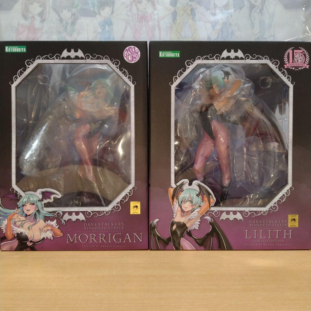 ヴァンパイア、モリガン&リリス2点セットフィギュア