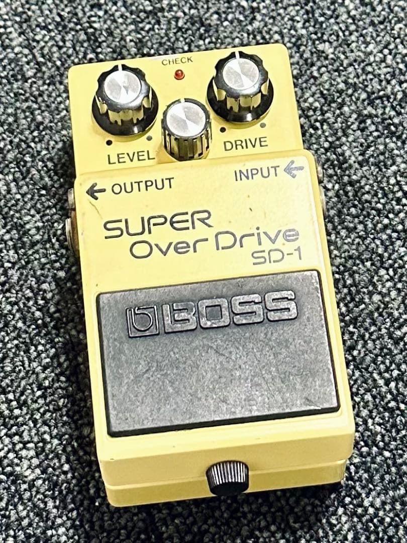 BOSS SD-1 SUPER Over Drive 84年日本製 BOSS SD-1 日本製（MIJ）をレビュー！オペアンプ別に比較検証してみた