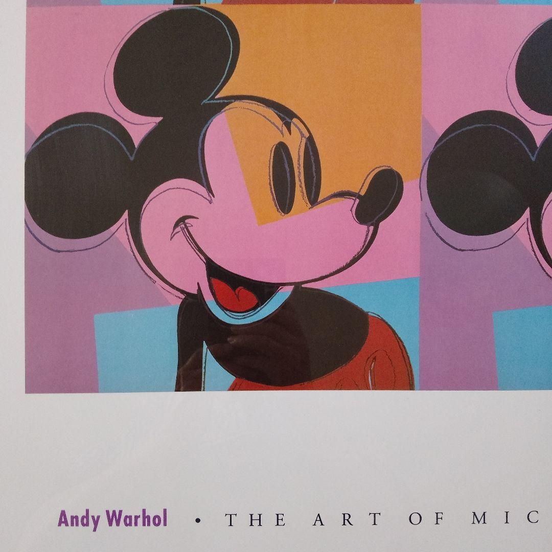 \"新品\"ウォーホルリトポスター『THE ART OF MICKEY MOUSE』