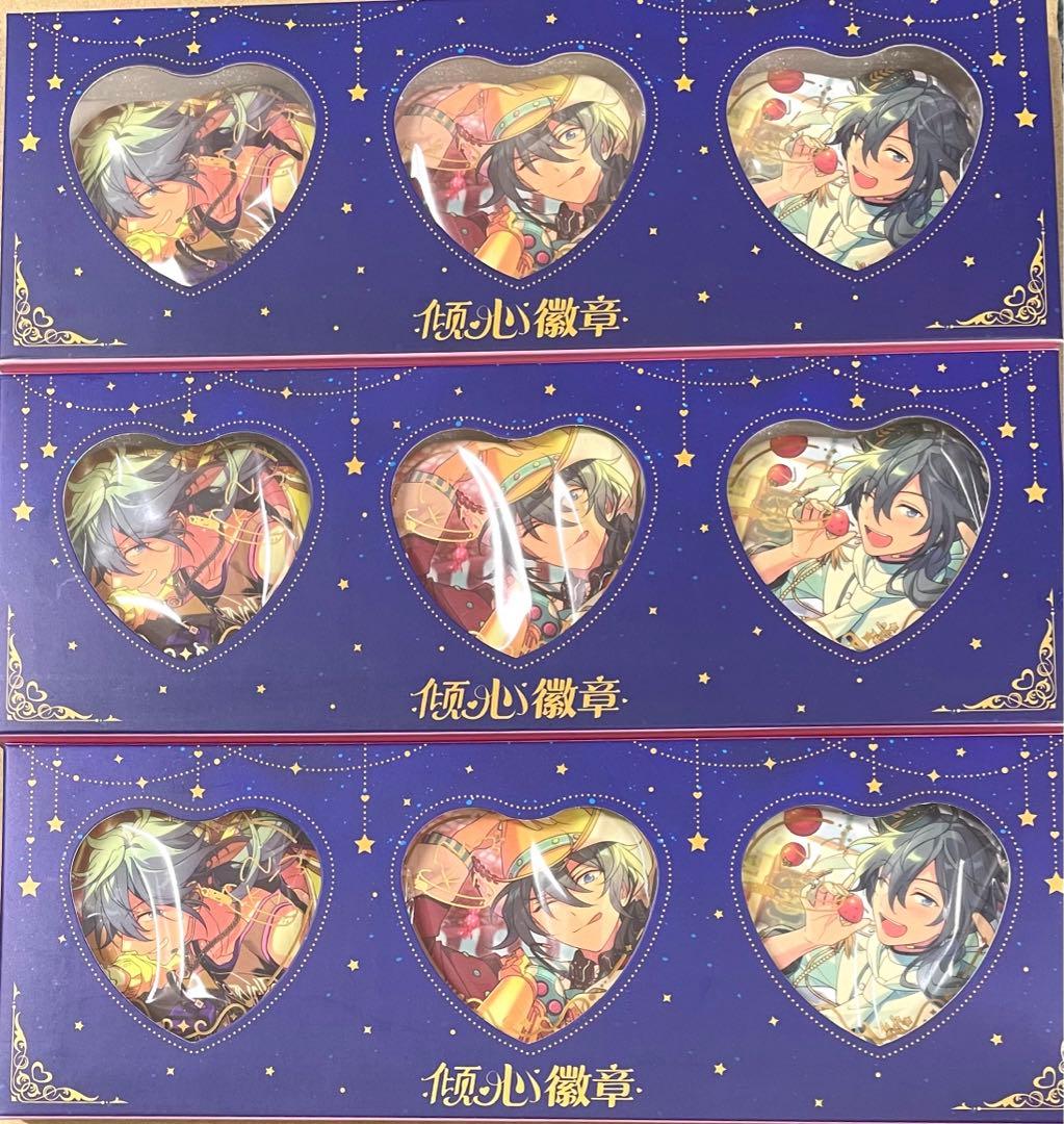 あんスタ Crazy:B 椎名ニキ ニキ 缶バッジ ハート缶バッジ 傾心徽章