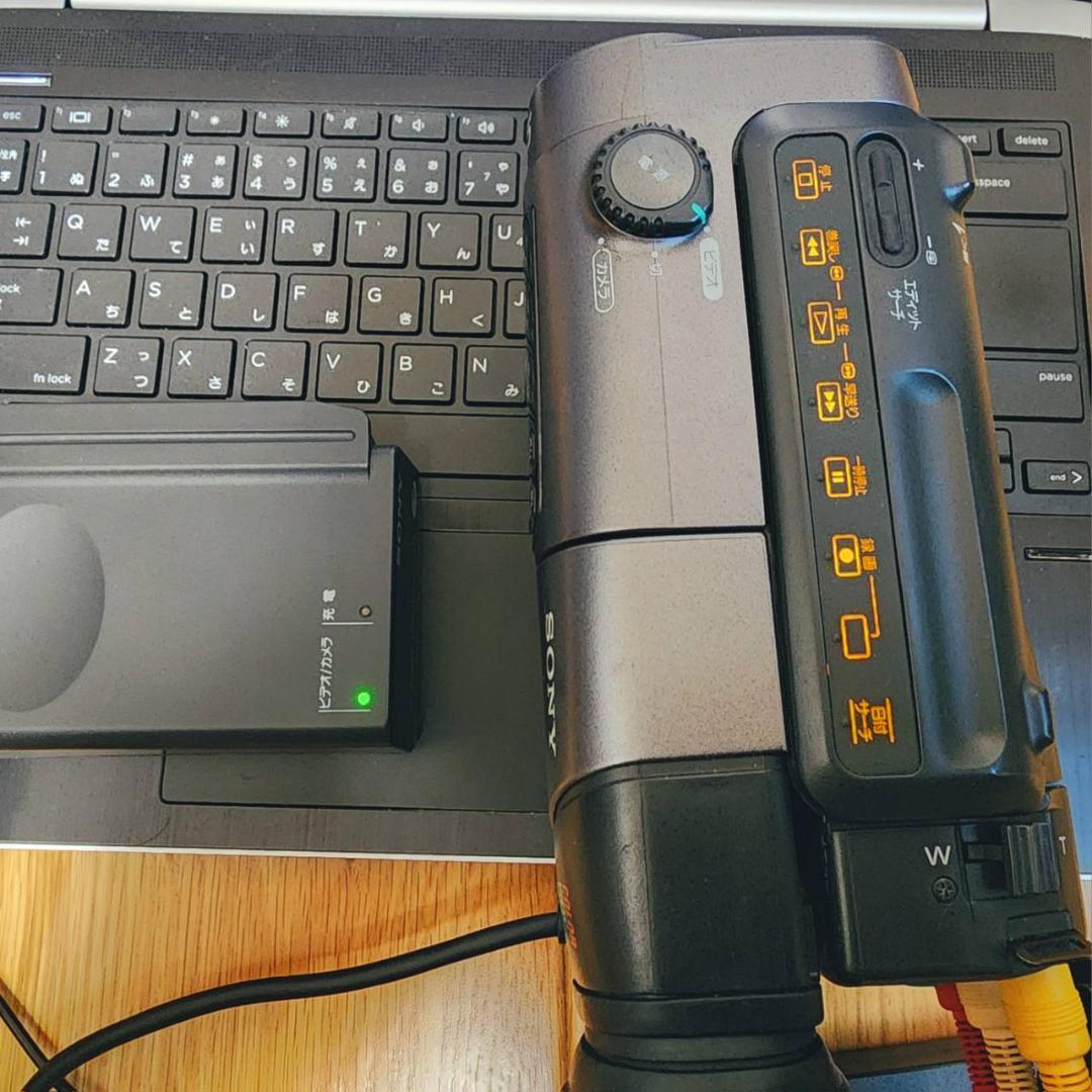 【動作確認済】高画質 Hi8 8ミリ ビデオカメラ SONY ACアダプタセット