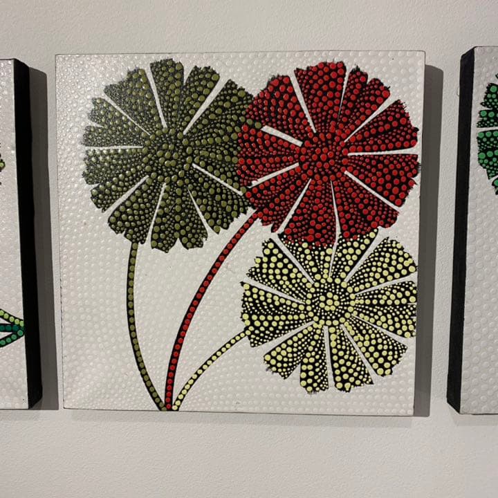 A♡専用【訳あり】40×40cm 3枚セットとレリーフ　通常16,434円が！