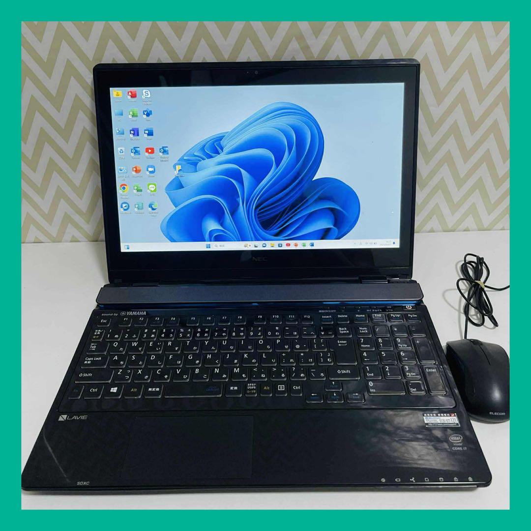 T388 NECノートパソコンi7メモリ8Gサクサク動くWindows11