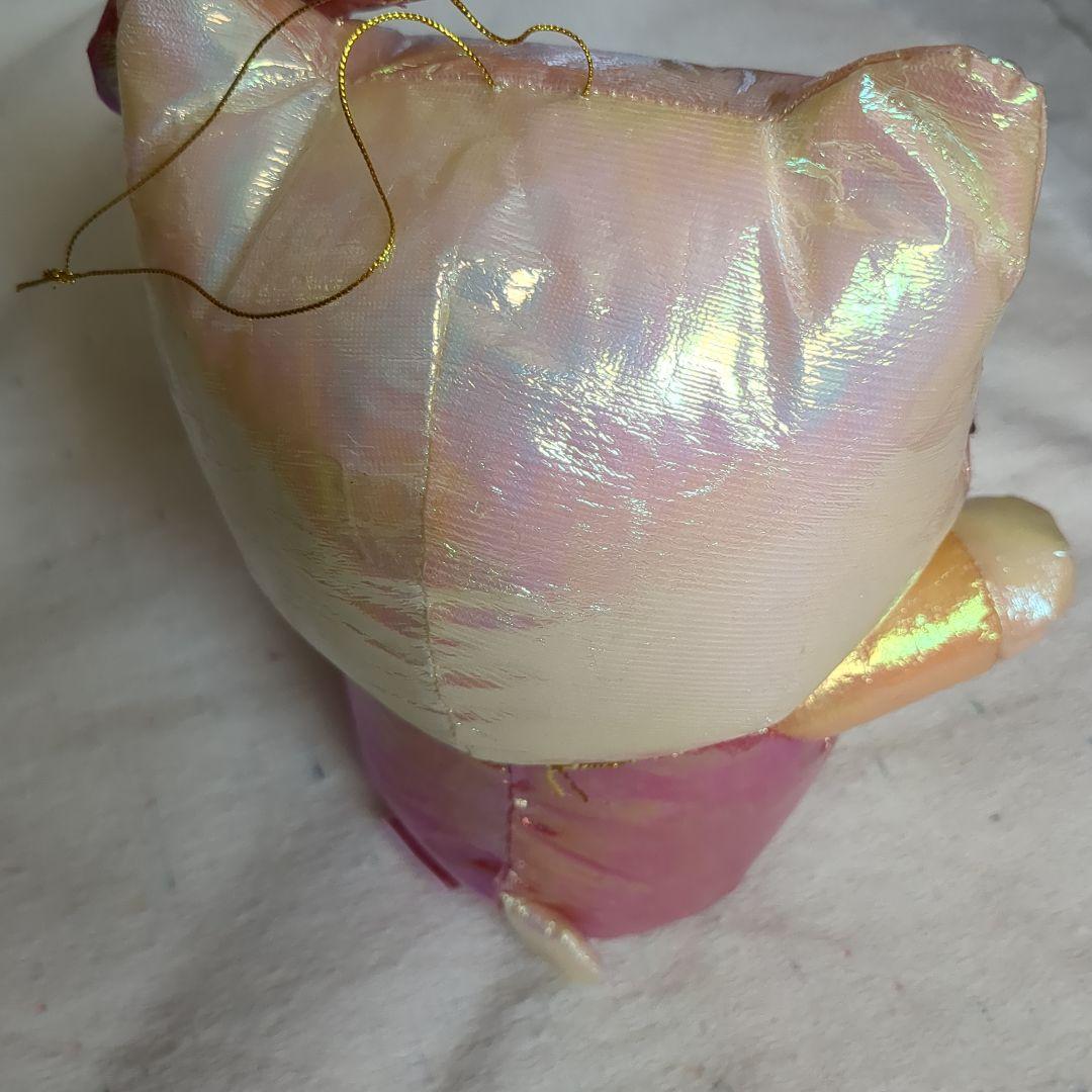 キティちゃんのぬいぐるみ　タグに汚れあり