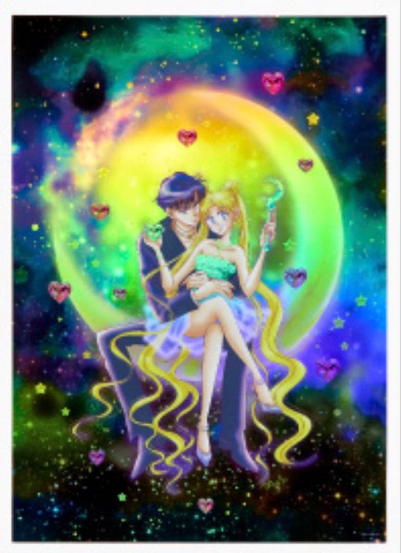 セーラームーン カフェ オーロラポスター 描き下ろし プロポーズ 2枚