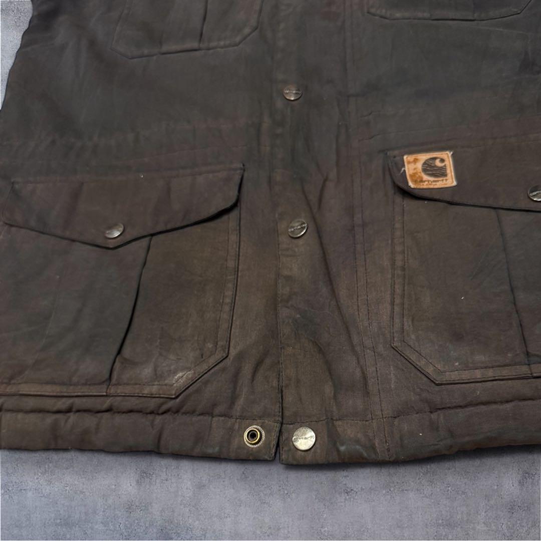 Carhartt カーハート ダック地 ワークジャケット 裏ボアM正規品フェード