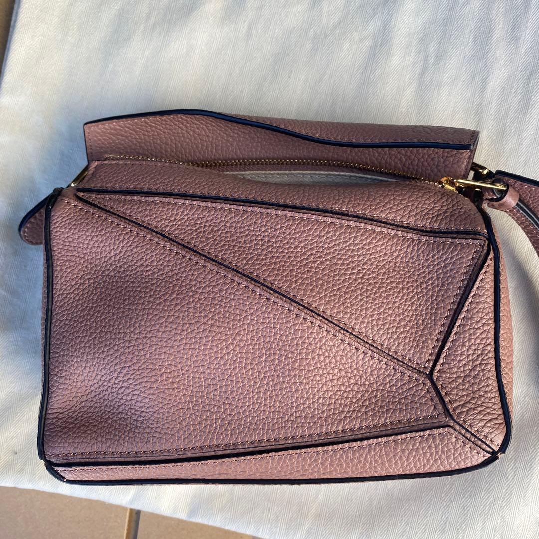 【最終値下げ】　ロエベ　パズルバッグ　ミニ　ダークブラッシュ　ストラップ欠品