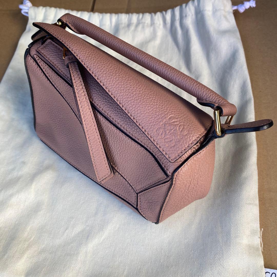 【最終値下げ】　ロエベ　パズルバッグ　ミニ　ダークブラッシュ　ストラップ欠品