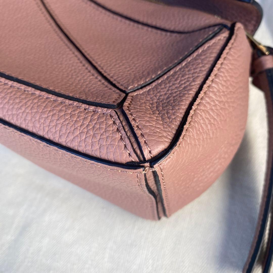 【最終値下げ】　ロエベ　パズルバッグ　ミニ　ダークブラッシュ　ストラップ欠品