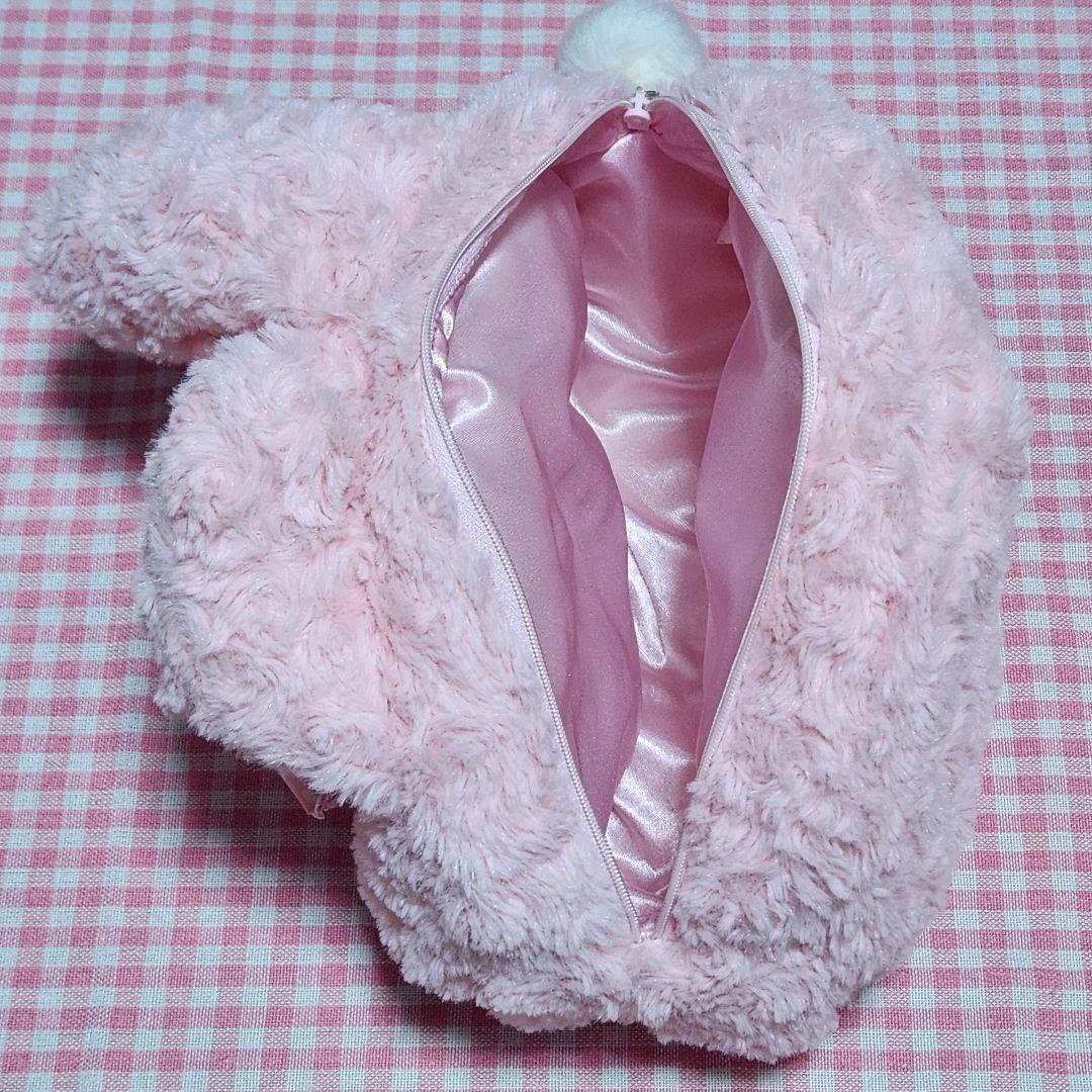 中古品 ジャンク マイメロディ (元々)手提げバッグ→(現在)ポーチ 持ち