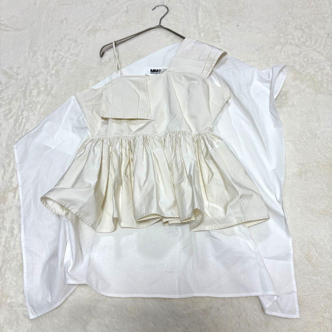 美品✨MM6 Maison Margiela アシンメトリーデザイントップス M