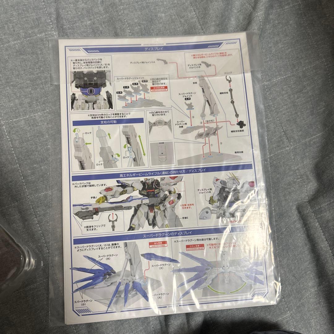 メタルビルド　ストライクフリーダムSOUL BLUE ver難あり