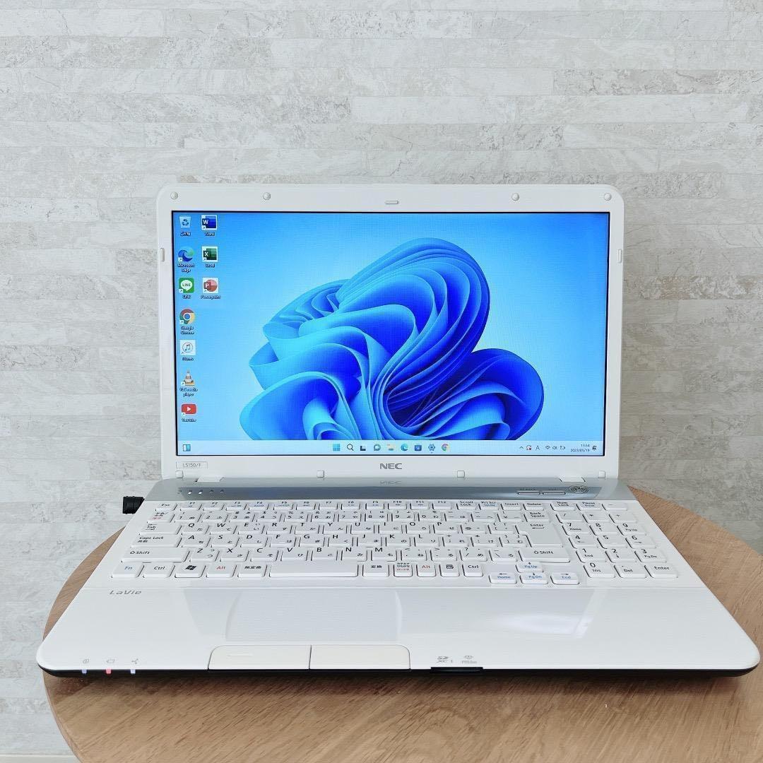 爆速】 NEC ノートパソコン メモリ8GBで動作快適 高速SSDも搭載 - メルカリ