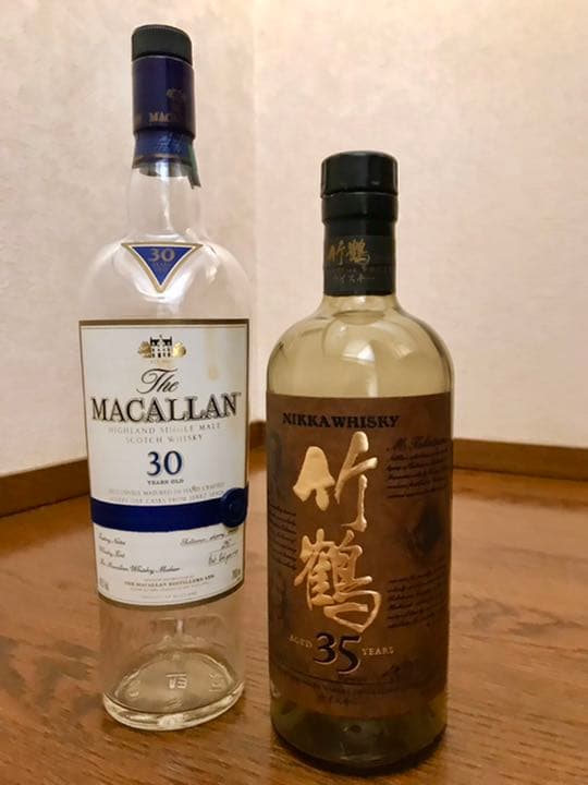 竹鶴35年＋マッカラン30年空瓶 マッカラン30年 空瓶のみ