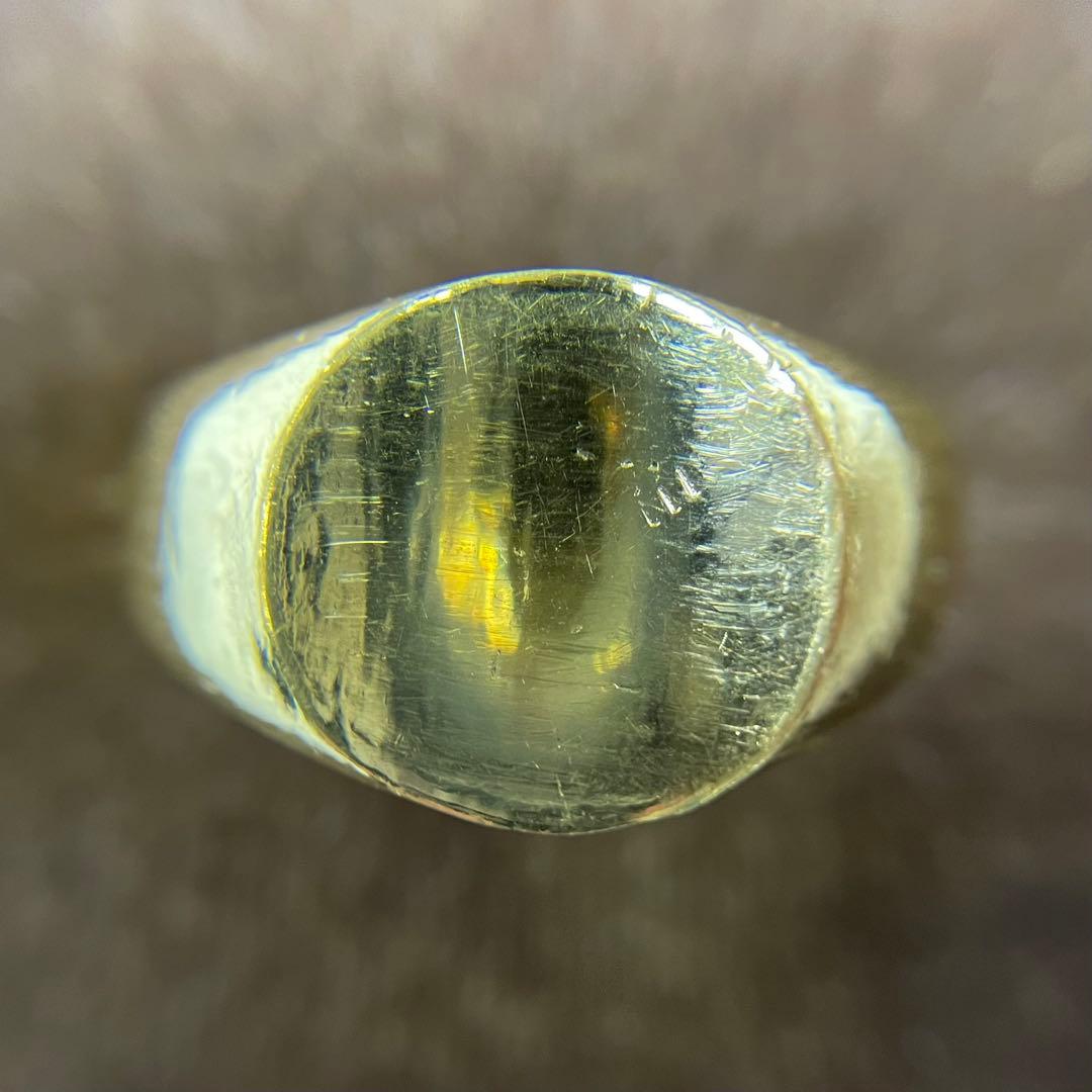 純金 24金 印台リング