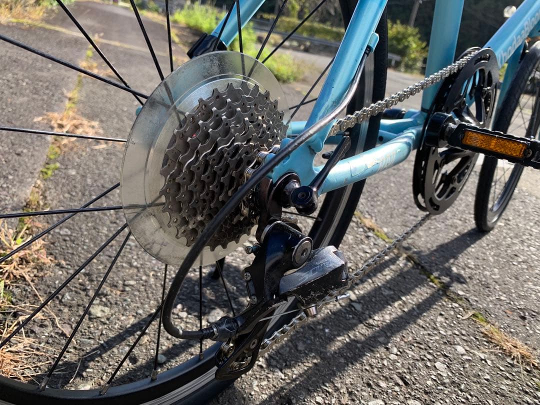 【即乘】送料無料 KhodaaBloomミニベロ RAIL小径車クロスバイク9速