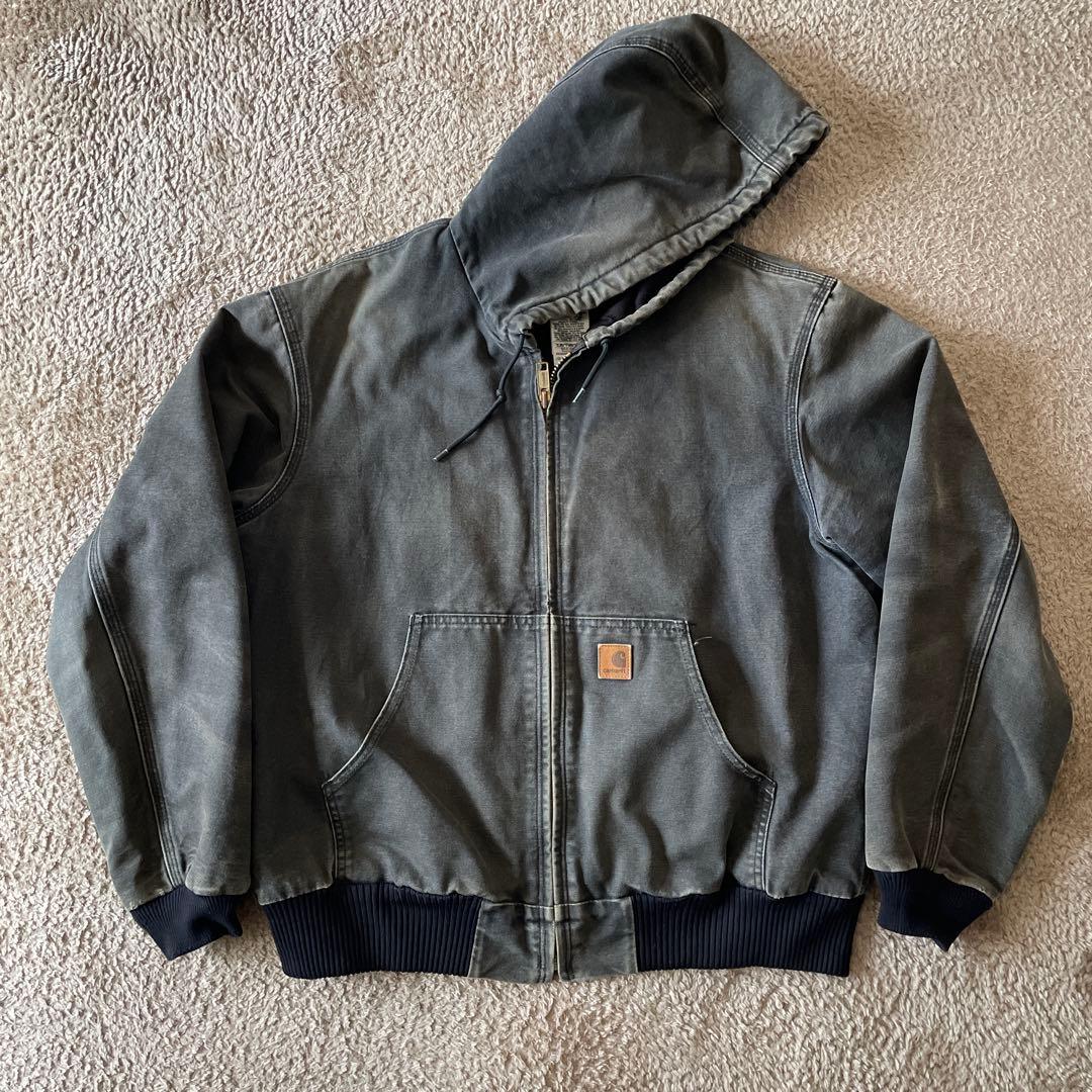 90s 00s Carhartt アクティブジャケット ダック地 ブラック