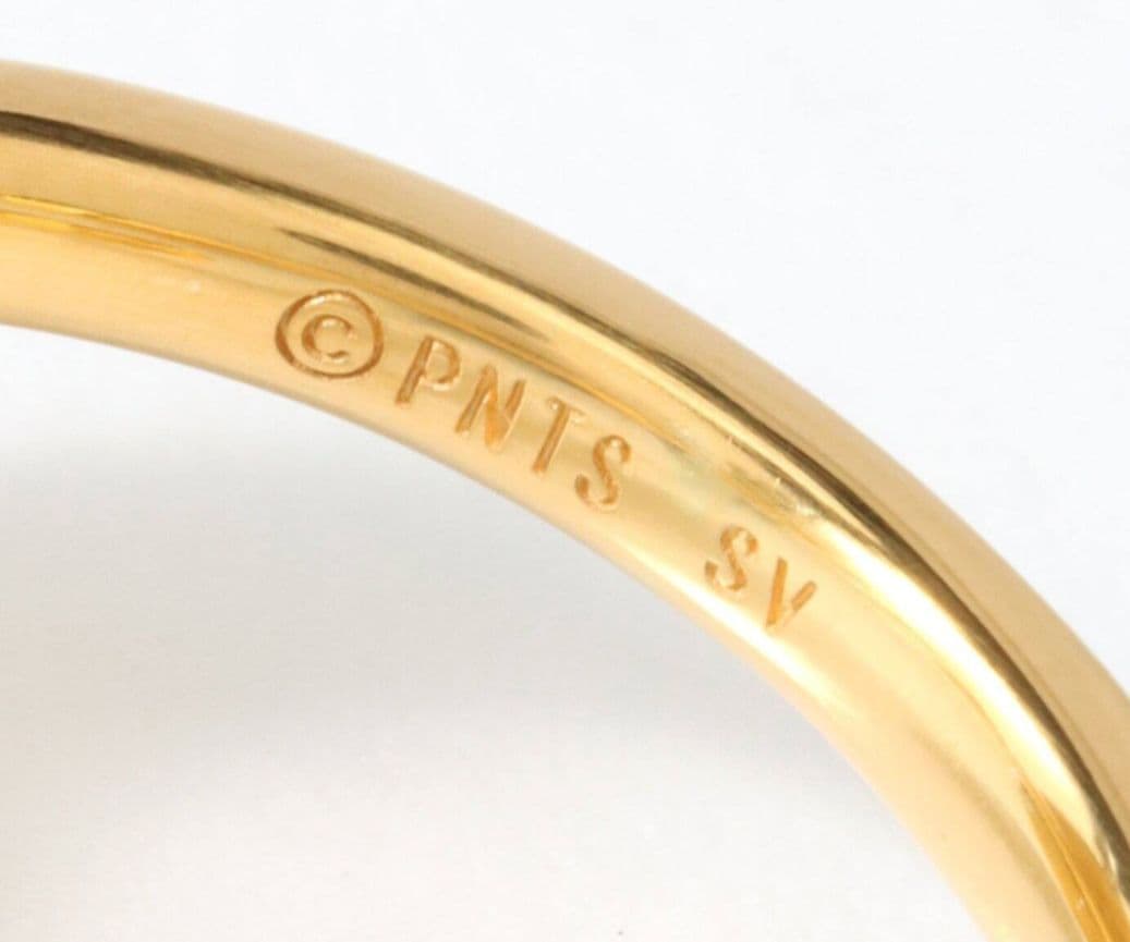 n*y様 PEANUT スヌーピーのお友達 ゴールド シンプルリング 9号くらい