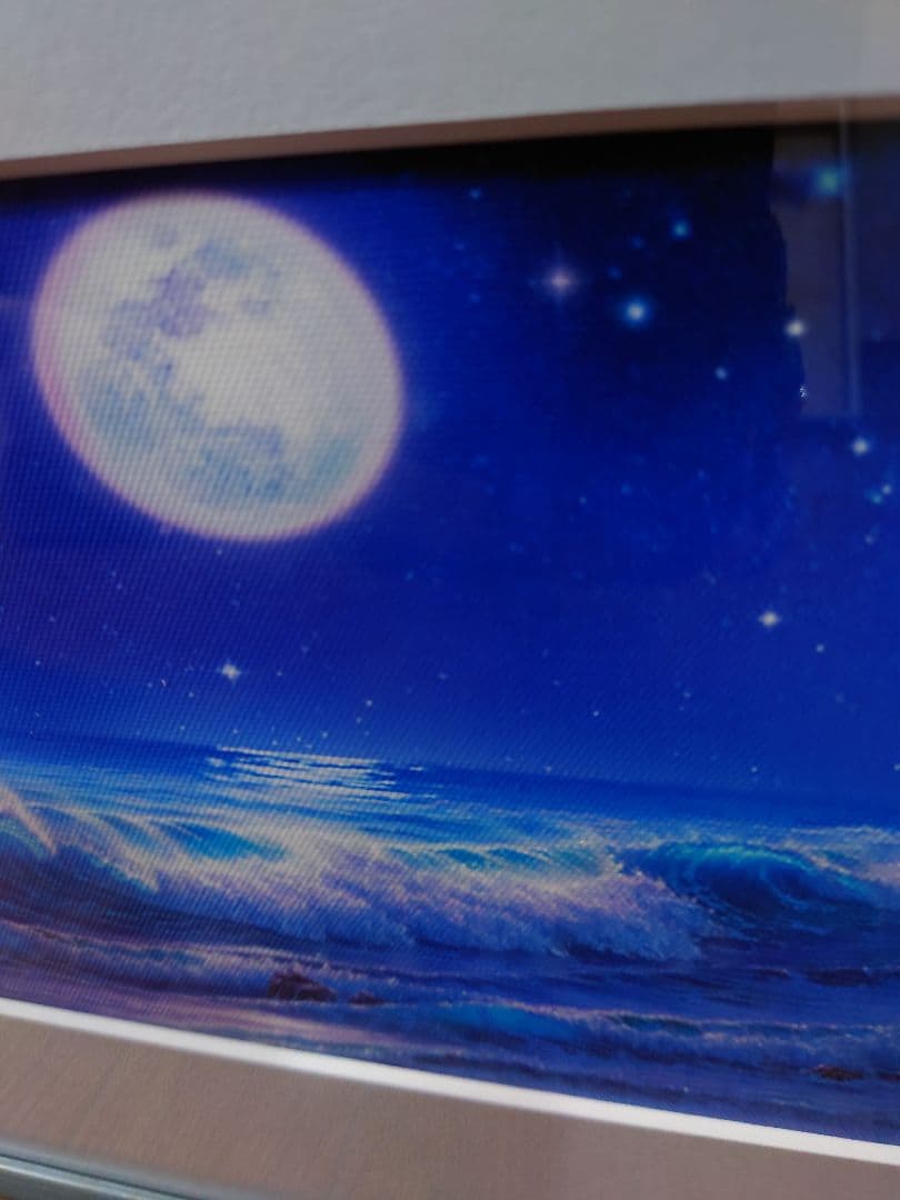 ラッセン 「ムーンライトストーリー」絵画 ディズニーセル画