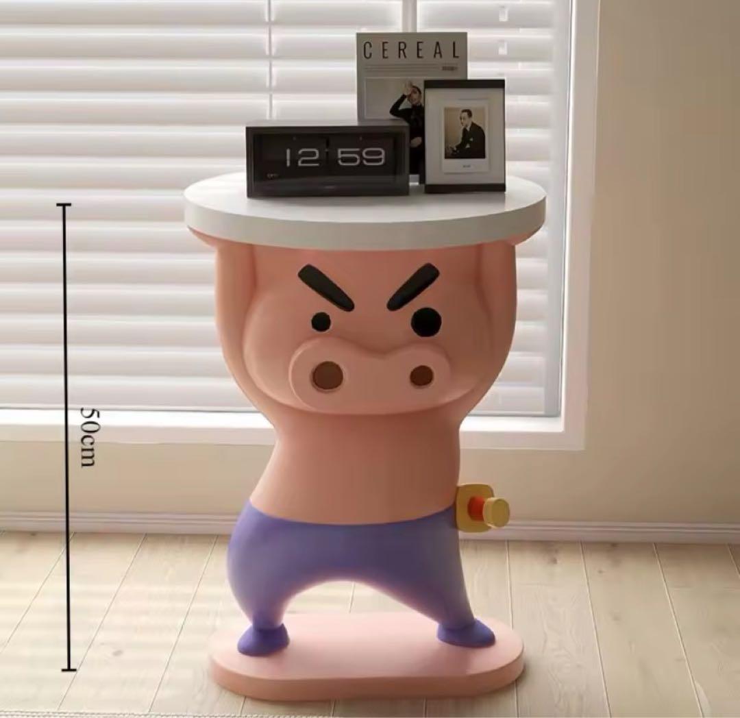 クレヨンしんちゃん ぶりぶりざえもん サイドテーブル 50cm - メルカリ