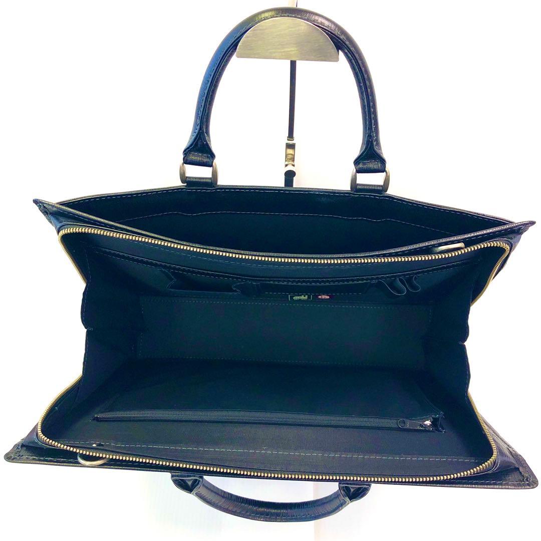 ゴスケ　　青木鞄　レザー ビジネスバッグ