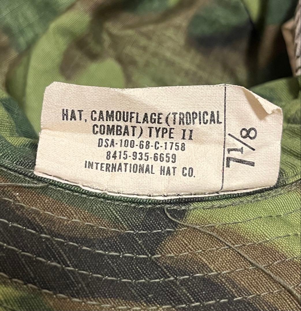 未使用品 米軍実物 60's ERDL ジャングルハット デッドストック - メルカリ
