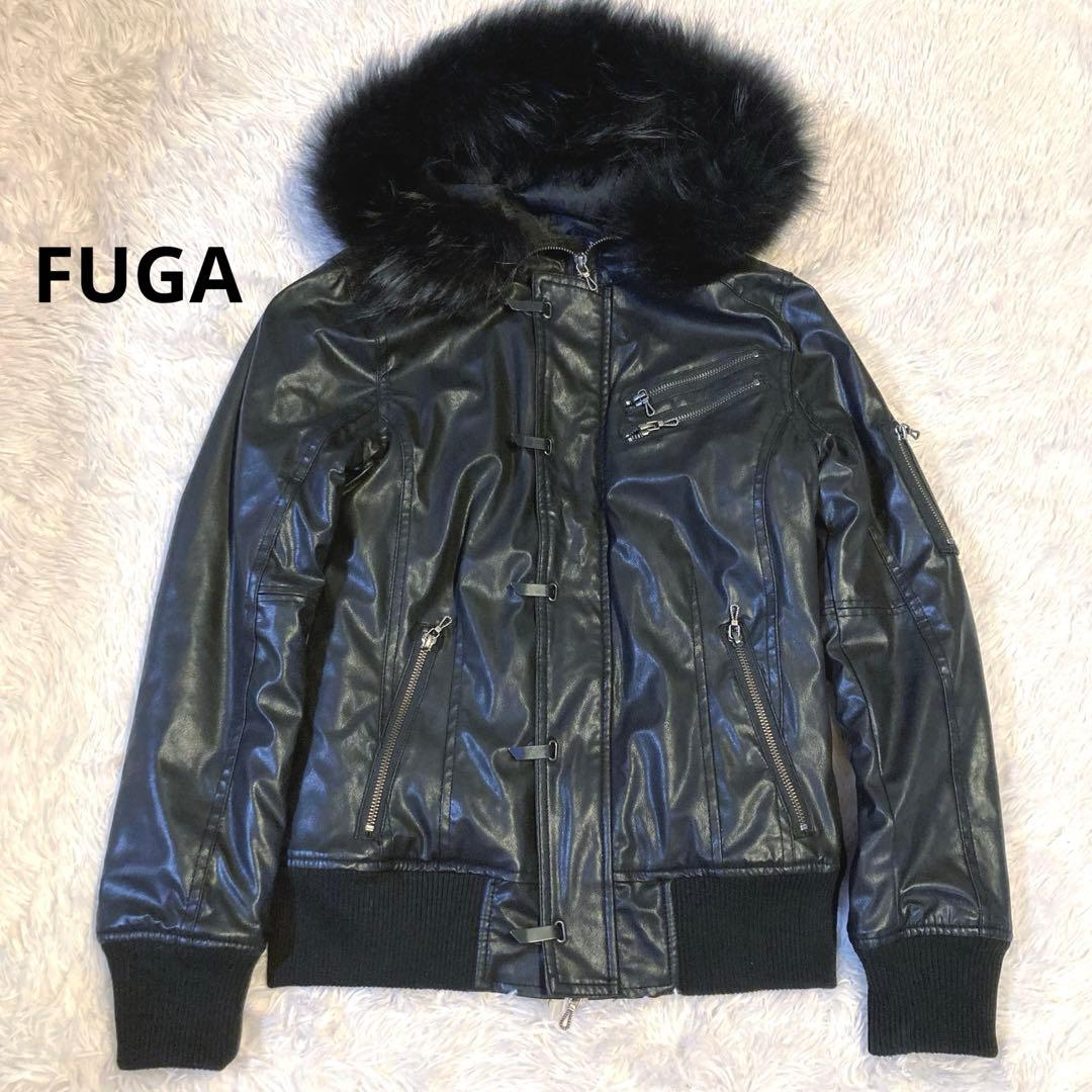 美品】FUGA フーガ レザージャケット ライダース サイズ44
