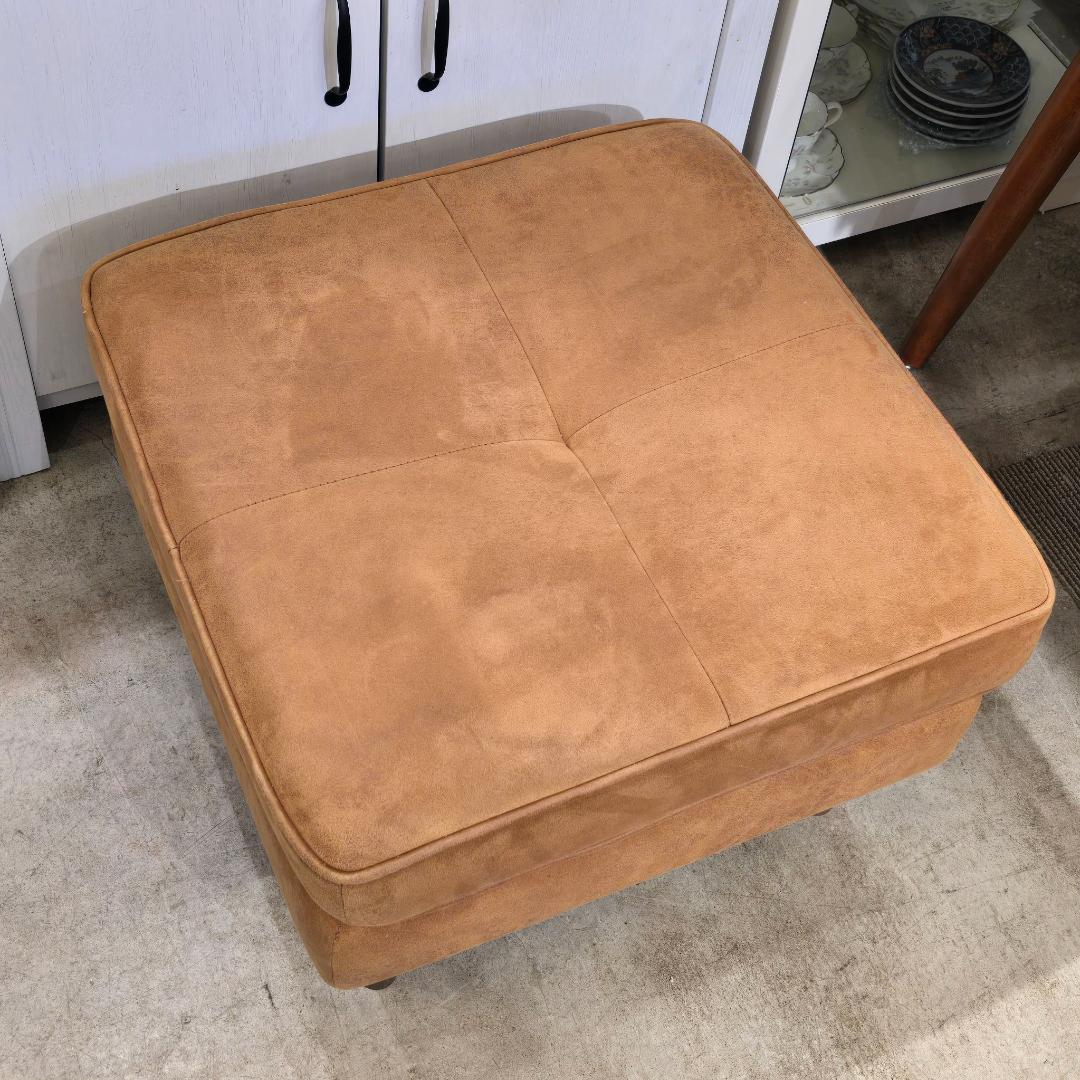 i♡ 関家具 オットマン キャメル レザーテックス