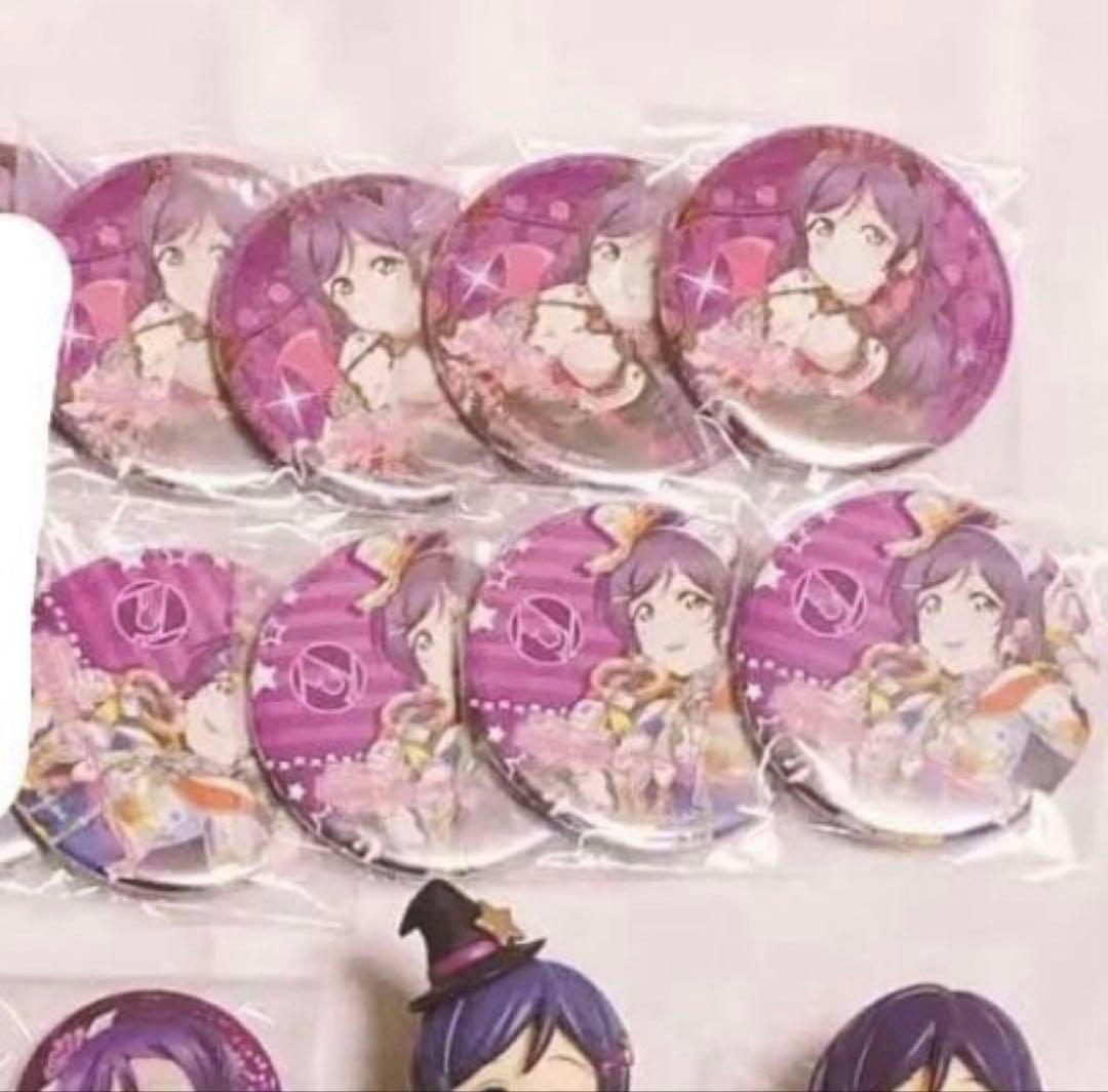 レア ラブライブ μ's 東條希 スクフェス感謝祭 小悪魔 缶バッジ ラブ