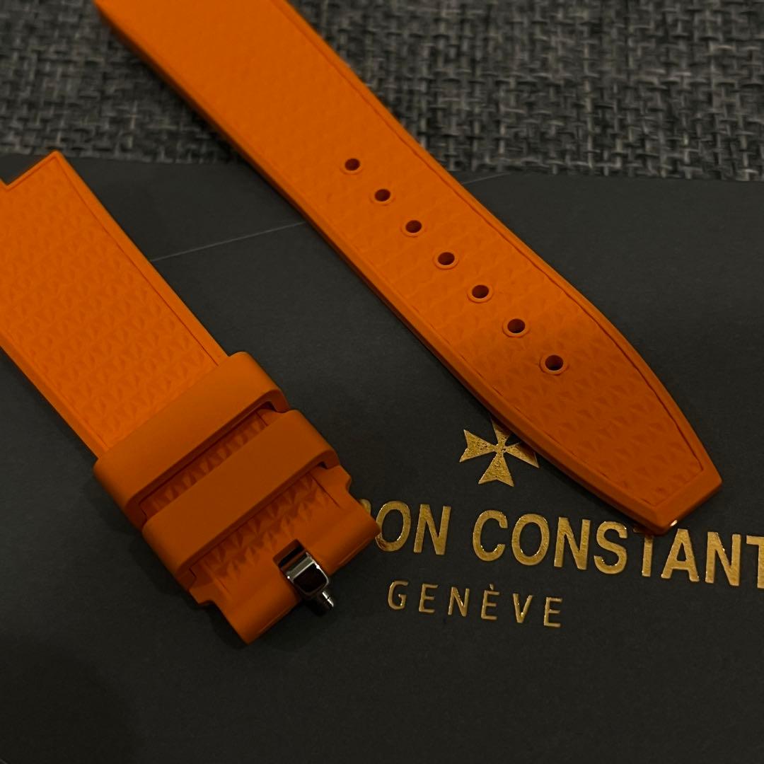 新品 ヴァシュロンコンスタンタン オーヴァーシーズ ラバーベルト オレンジ 限定