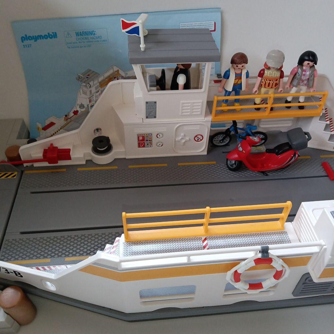 プレイモービル　カーフェリーセット