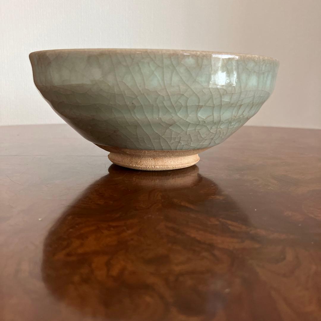 青磁　諏訪蘇山3代目　茶碗①