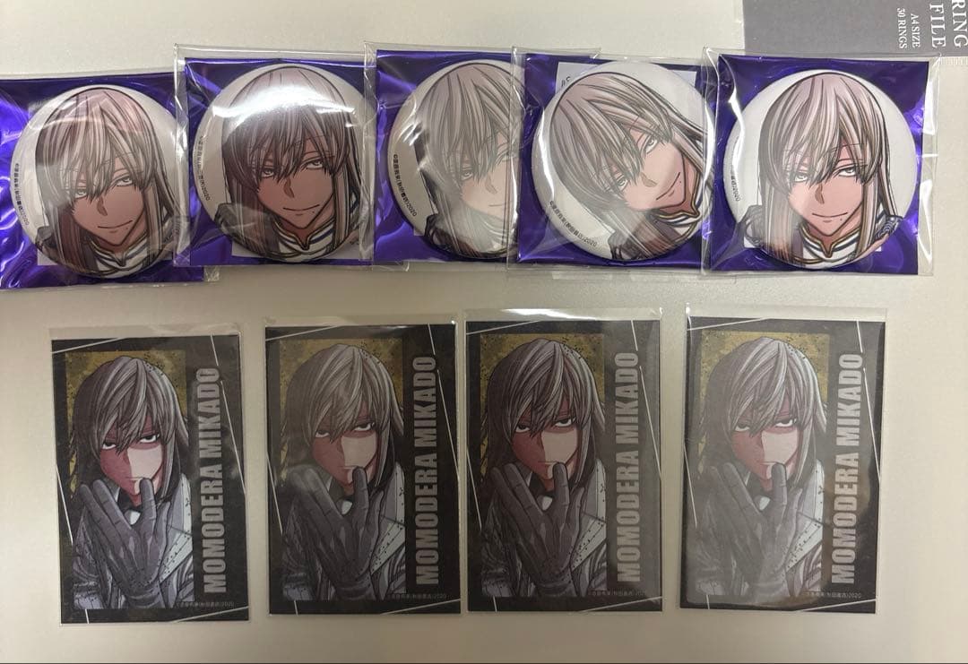 桃源暗鬼 コミケ C107 桃寺神門 トレーディング缶バッジ カード セット