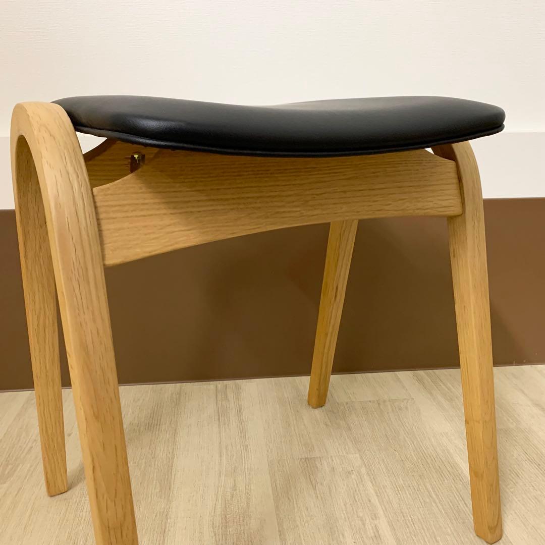 【極美品】② 秋田木工 スタッキングスツール 剣持勇 IDC 大塚家具 北欧