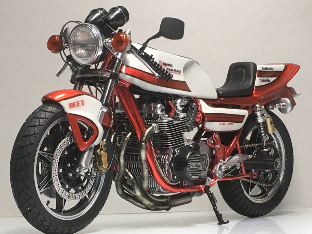 アオシマ Kawasaki Z1 1/12 プラモデル カスタム完成品